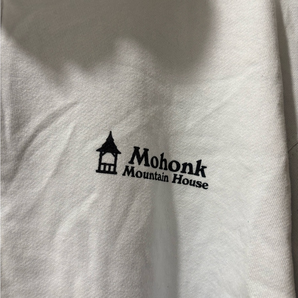 Mohonk Mountain House Light Blue Women's Zip-Up Sweater - Picture 2 of 4